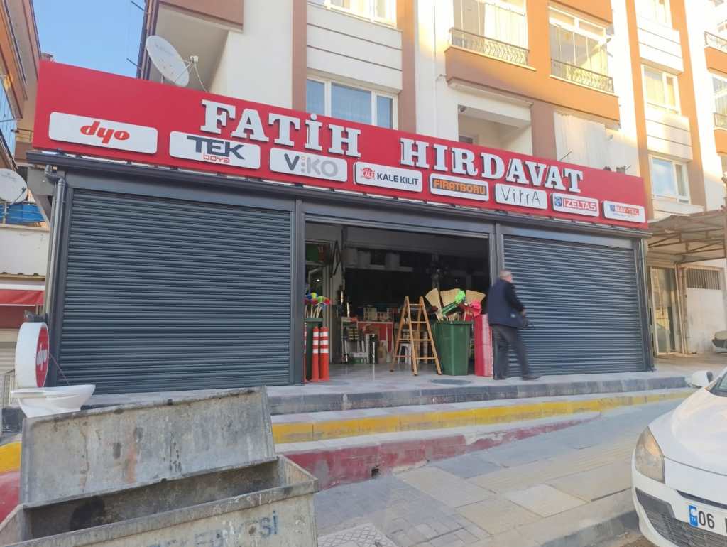 Dükkan önü Çıkma sundurma otomatik kepenk